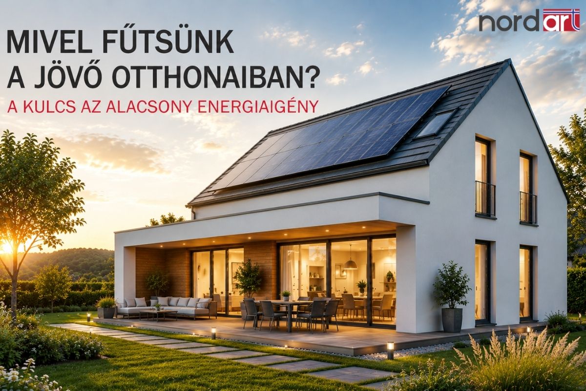Alacsony energiaigényű új építésű családi ház korszerű elektromos fűtéssel